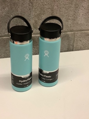 Lot of (2) Hydro Flask 20 oz. bottles - Small dents on bottoms