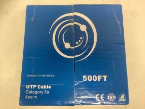 UTP Cable 500ft, E-Commerce Return, Sold as is