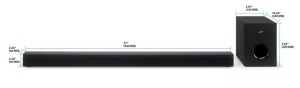 iLive 37" Bluetooth Sound Bar w/ Wireless Subwoofer, E-Comm Return