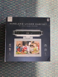 Wireless Under Cabinet TV, DVD, Music System, E-Comm Return