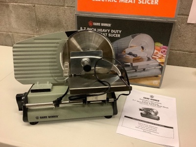 Game Winner® 8.7" Heavy-Duty Electric Meat Slicer