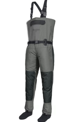 White River Fly Shop Montauk Stocking-Foot Chest Waders for Men - Large