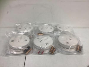 Lot of (6) Kidde Carbon Monoxide Alarms, E-Commerce return, Sold as is