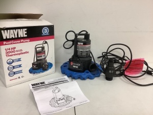 Wayne Pool Cover Pump, E-Commerce Return, Sold as is