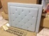 Twin Upholstered Headboard With Diamond Tufting. Appears New