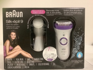 Braun Wet/Dry Epilator, Appears New, Sold as is