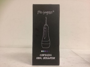 Miss Gorgeous Cordless Oral Irrigator, Powers Up, Appears New, Sold as is