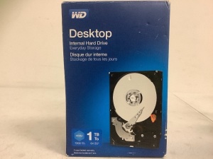 WD Desktop Internal 1TB Hard Drive, Appears New, Sold as is