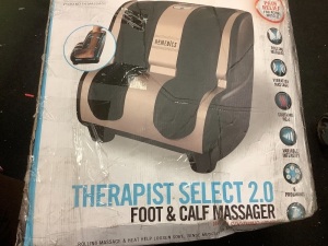 Homedics Foot and Calf Massager, Works, Retail 319.99, E-Commerce Return, Sold as is
