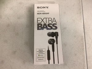 Sony Extra Bass Headphones, Appears New, Sold as is