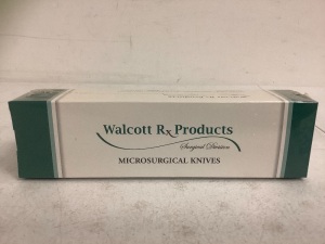 Walcott Rx Products Microsurgical Knives, Appears New, Sold as is