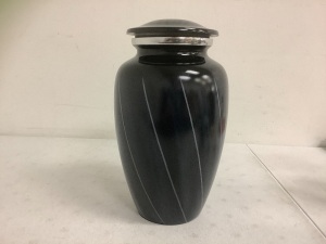 Cremation Urn, Appears New, Sold as is