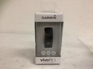 Garmin Vivofit 3 Activity Tracker, Retail $84.99, Appears New, Sold as is