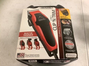 Wahl Clip n Trim, Clippers &Trimmer in One, Works, Appears New, Sold as is