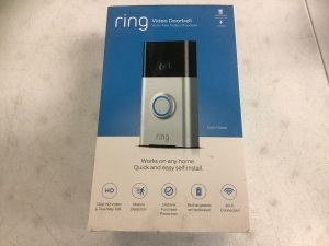 Ring Video Doorbell, Appears New, Sold as is