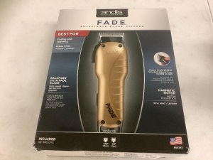 Andis Fade Clipper, Works, Appears New, Sold as is
