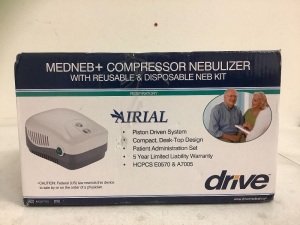 Medneb+Compressor Nebulizer, Appears New, Sold as is