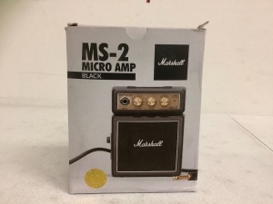 Marshall MS-2 Micro Amp, Appears New, Sold as is