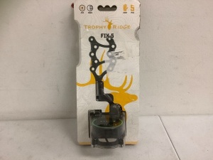 Trophy Ridge Fix 5 Five-Pin Bow Sight, Retail $89.99, E-Commerce Return, Sold as is