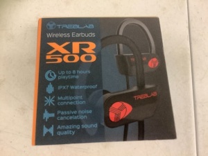 TrebLab XR500 Wireless Earbuds, Appears New, Sold as is