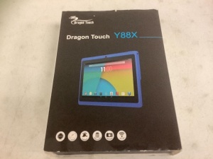 Y88X Pro Android Tablet, Retail $69.99, Powers Up, Appears New, Sold as is