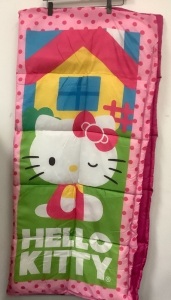 Hello Kitty Sleeping Bag, Appears New, Sold as is