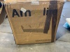 Amolife Rattan Wicker Sofa. Appears Complete and Unused with Open Box and Package