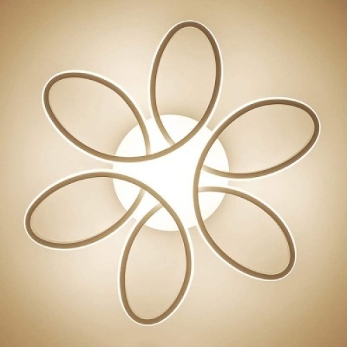 ZipLighting Modern Flower Shape LED Dimmable Ceiling Light&nbsp;with Remote 80W