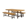 3-Piece Acacia Wood Picnic Dining Table