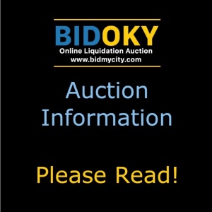 AUCTION INFORMATION - PLEASE READ!