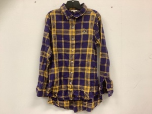 East Carolina Pirates Football Plaid Shirt, M, E-Commerce Return, Sold as is