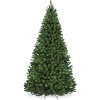 Premium Artificial Spruce Christmas Tree w/ Foldable Metal Base - 9ft