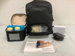 Medela Breast Pump Backpack Kit, E-Commerce Return w Tear on Side, Powers Up, Sold as is