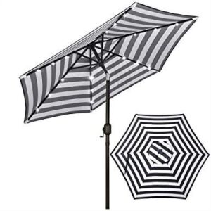 Blissun 7.5 ft Solar Patio Umbrella 