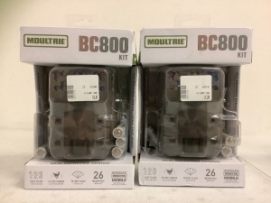 Lot of (2) Moultrie Trail Cameras, E-Commerce Return, Sold as is