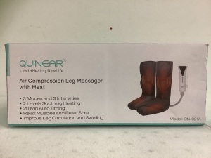 Air Compression Leg Massager, E-Commerce Return, Sold as is