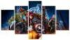 Lot of (23)&nbsp;DJSYLIFE 5 Piece Super Hero Canvas Wall Art, No Frame