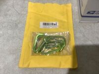 Lot of (18) Booms Fishing Carabiner Clips, 6 Pc