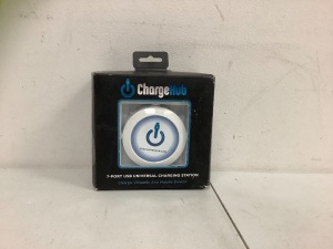 ChargeHub 7 Port USB Charging Station, E-Commerce Return, Sold as is