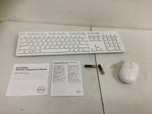 Dell Wireless Keyboard and Mouse, Powers Up, E-Commerce Return, Sold as is