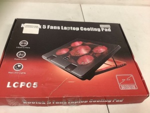 Laptop Cooling Pad, Powers Up, E-Commerce Return, Sold as is