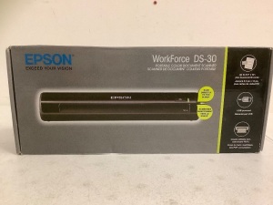 EPSON WorkForce DS-30 Portable Scanner, Appears New