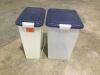 Lot of (2) IRIS USA Airtight Pet Food Containers