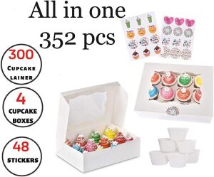 Lot of (5) Lorisan 352 Pc Cupcake Sets