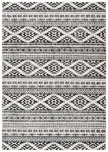 Safavieh Square Global Tulum Rug, Ivory & Black, 11 x 11 ft.