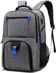 Laptop Backpack w/ USB Charging Port fit 17.3" Laptop 