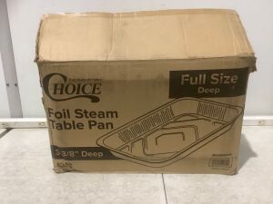 Full Size Deep Foil Steam Table Pans, 50 pcs 