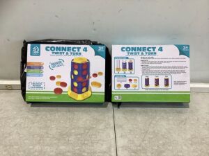 Lot of (2) Connect 4 Twist & Turn Games
