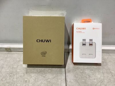 CHUWI LarkBox Pro Mini PC Celeron J4125 Quad Core DDR4 & Hi-Dock 4 Port USB Desktop Charger 