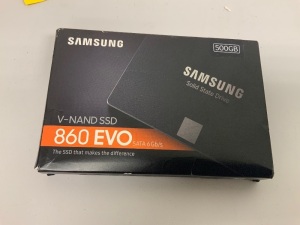 Samsung Solid State Drive 500gb, Appears New, Sold as is